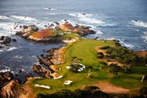 Cypress Point Club, storico campo da golf di Pebble Beach, in California (ANSA)