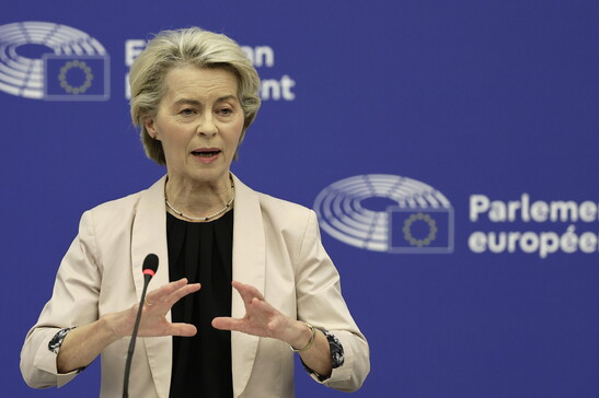 Von der Leyen: "L'Ue con i georgiani, la porta resta aperta"