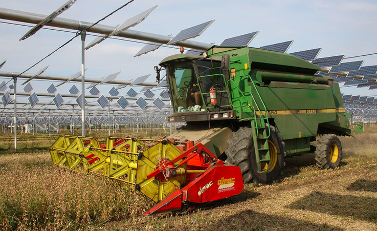 Mappa dell'Enea sul potenziale agrivoltaico nazionale © ANSA