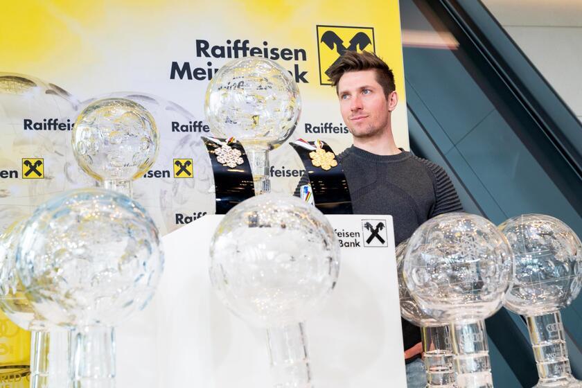 Marchel Hirscher press conference in Vienna