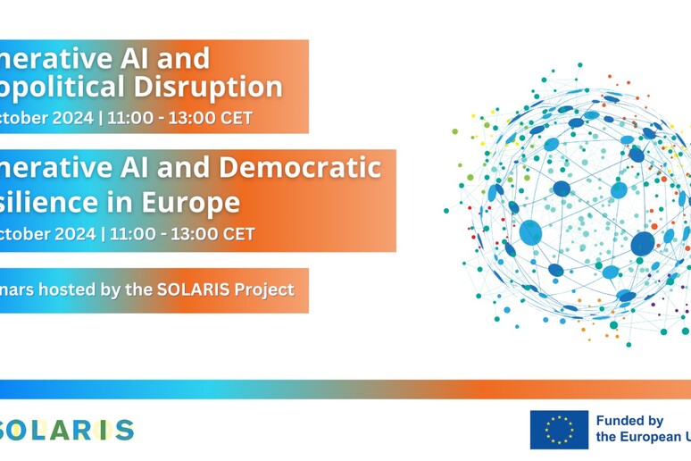 Solaris: doppio appuntamento con l 'IA generativa - RIPRODUZIONE RISERVATA